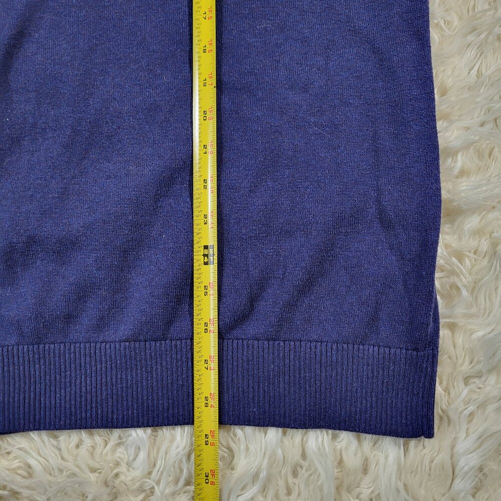 Vineyard Vines Navy Blue Quarter Zip Mens Sweater XXL - Picture 10 of 15